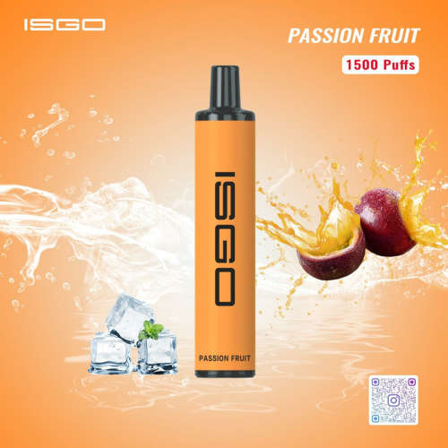 ECigarettes ISGO PARIS Passion Fruit DISPOSABLE VAPE 1500 PUFFS for sale in Johannesburg (ID